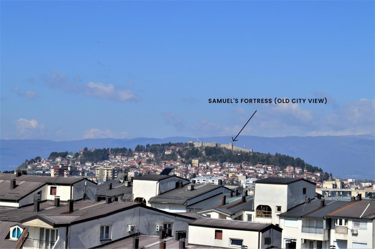 Charming & Spacious 2 Bedroom Apartment With A Gorgeous 8Th-Floor View Ohrid Exterior photo